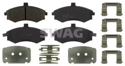 Комплект тормозных колодок, дисковый тормоз SWAG купить